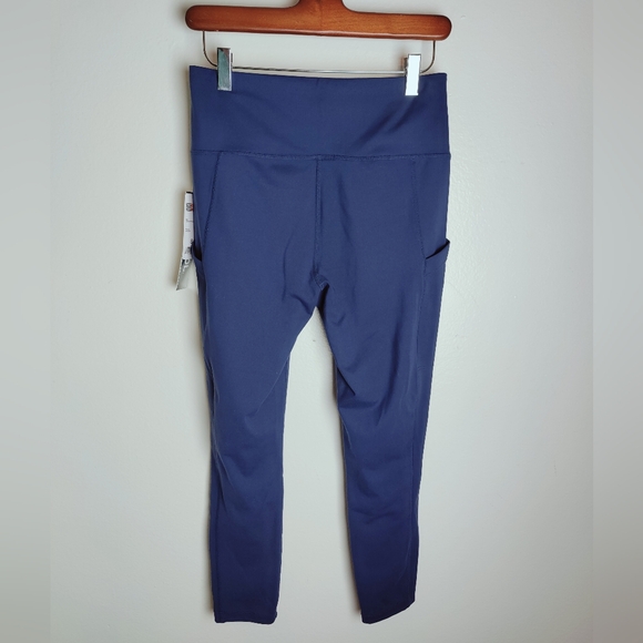 32 Degrees Women's High Waist Active Yoga Exercise Leggings, Inky Indigo, Sz S - Picture 10 of 13